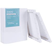 EXERZ 24x30cm Lienzos preestirados 5 piezas-Lienzos Enmarcados 1-7 cm de Espesor - 280GSM - Pre-Estirado 100% Algodón…